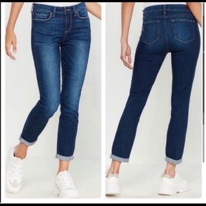 PAIGE Jeans Kylie Crop Dark Wash